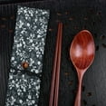 thumbnail image 5 of Binmer Japanese Vintage Wooden Chopsticks Spoon Tableware 2pcs Set New Gift - Tableware Set Clearance, 5 of 5