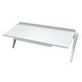 thumbnail image 1 of Plastic Computer Monitor Desktop Stand Adjustable TV Screen Top Storage Shelf (White S), 1 of 6