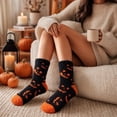 thumbnail image 5 of Evdexr Halloween Fuzzy Socks for Women Soft Cozy Slipper Fluffy Warm Fleece Socks Winter 2026 Sleeping Lounge Causal Sock, 5 of 6