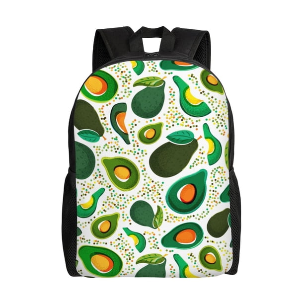 Fotbe Green Avocado Mochila de Viaje para Laptop, Mochila Ejecutiva Delgada y Resistente 15.6"