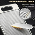 thumbnail image 2 of Stainless Steel Cutting Board, Double Sided Chopping Board for Kitchen, Scratch-resistant Mesh Design, Juice Groove, Non-slip Silicone Wrap, Dishwasher Safe, 2 of 7