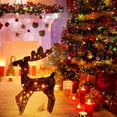 thumbnail image 6 of Christmas Decoration Iron Deer Christmas Deer Luminous Deer Family Party Christmas Decoration Outdoor Decoration, 6 of 13