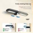 thumbnail image 3 of TIMIFIS Solar Wall Light White Outdoor Fence Lighting With Smart Sensor, 3 of 7
