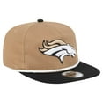 thumbnail image 3 of Men's New Era Khaki/Black Denver Broncos Desert Golfer Snapback Hat, 3 of 5