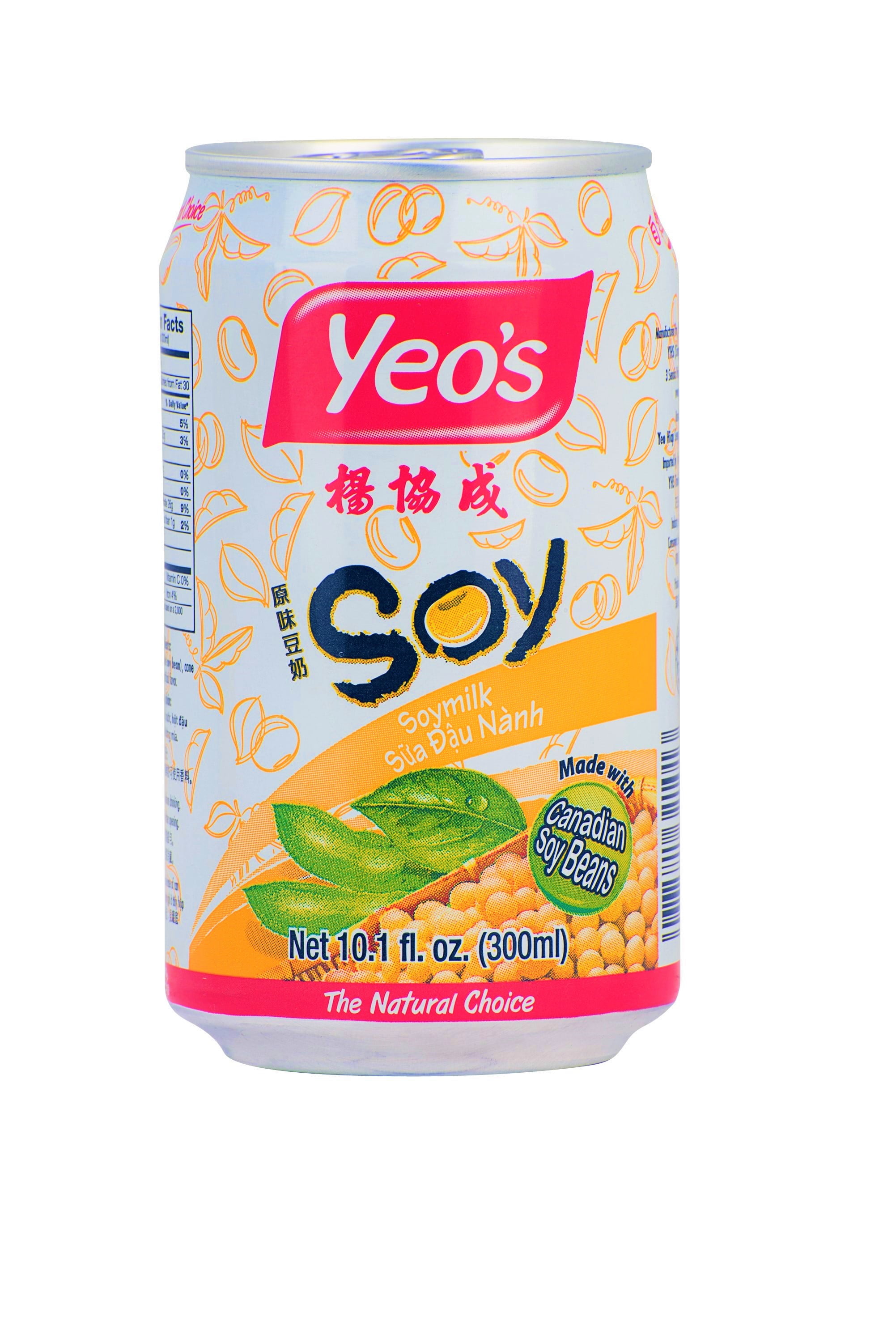 (Pack of 24) Yeo's Soymilk Drink, 10.1 Fl Oz, 24 Count