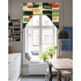 thumbnail image 5 of Green Abstract Kitchen Swag Valances for Windows, Middle Century Minimalist Lines Swag Valances Curtains for Living Room, Rod Pocket Window Treatments for Bathroom, Bedroom, Cafe, 56"x36", 5 of 6