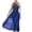 Blue, variant on HXWCHs Straight Leg Jumpsuits for Women, Stylish Women's Sleeveless Jumpsuit with Zipper Front and Elegant Mesh Waistband Design L Blue