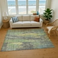 thumbnail image 7 of Addison Rugs Mayfield Premium Machine Washable Transitional Abstract Green Rectangle Rug, 2'6" x 3'10", 7 of 7