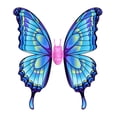 thumbnail image 1 of Alas de mariposa en movimiento, regalos de cumpleaños, alas de hada eléctricas de Pascua, alas de hada iluminadas Azul, 1 of 9