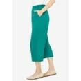 thumbnail image 3 of Woman Within Plus Size 7-Day Knit Capri, 3 of 6