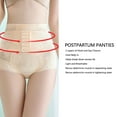 thumbnail image 4 of Ropa Interior Posparto, Bragas De Sección C De Cintura Media De Nailon Transpirable De Alta Elasticidad Con Ganchos De 2 Capas Para Mujeres De Maternidad, 4 of 8