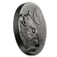 thumbnail image 3 of 2020 Niue 2 oz Antique Silver 96 Chinese Zodiac Series: Rat, 3 of 7