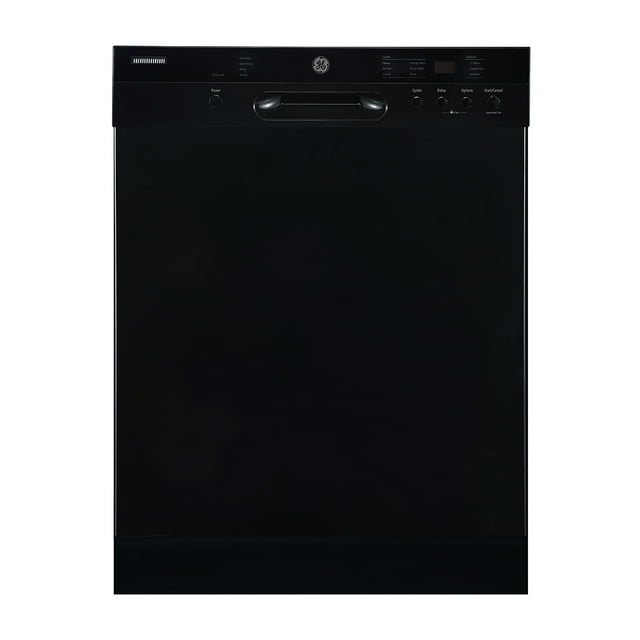 GE 24" Built-In Front Control Dishwasher with Stainless Steel Tall Tub Black - GBF532SGPBB