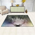 thumbnail image 2 of FREEAM Tree of Life Area Rug 3'x5', Antler and The Forest Polyester Area Rug Mat for Living Dining Dorm Room Bedroom Home Decorative, 2 of 5