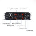 thumbnail image 3 of Amplificador de audio doméstico Romicta 4 canales Bluetooth 5.0 200W, 3 of 9