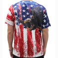 thumbnail image 2 of American Flag Sublimation Eagle T-Shirt With Patriotic Stars and Stripes, 2 of 2
