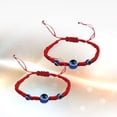 thumbnail image 3 of Dalidasy 2PCS Rope Bracelet Woven Bracelet Hand-knitted Bracelet Practical Women Decoration Tool Red, 3 of 10