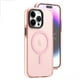 thumbnail image 2 of Funda TEKKU Matte Color para iPhone 15 PLUS Trans Rosa compatible con MagSafe, 2 of 5