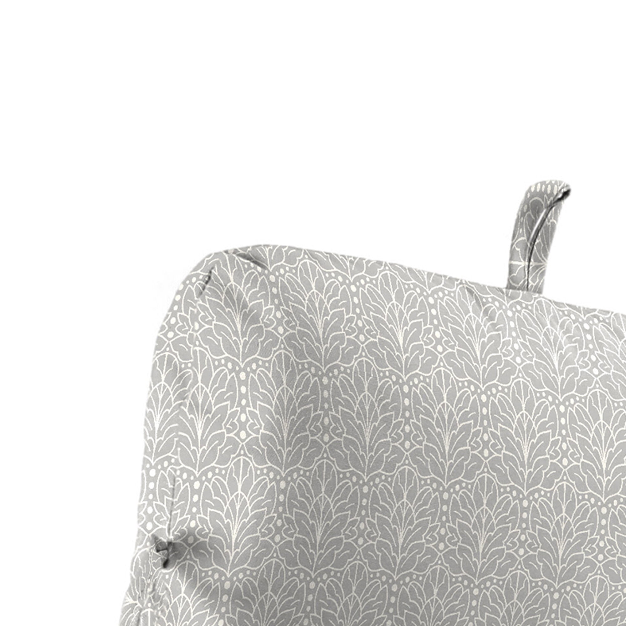 45" x 22" Rectangular Outdoor Chair Cushion with Ties and Hanger Loop