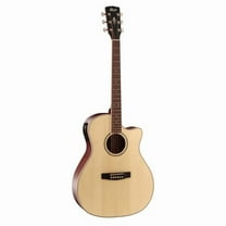 Cort GAMEDXOP Grand Regal Acoustic Electric Cutaway Guitar. Open Pore