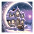 thumbnail image 1 of 5D Diamond Painting Set – Dreamy Landscape Painting, Adult Version, Fully Diamond DIY Art, Frameless., 1 of 8