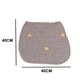 thumbnail image 2 of Cojín de asiento suave y cómodo, cojín duradero para silla de color sólido con lazos, cojín de asiento de algodón para cocina, 2 of 5
