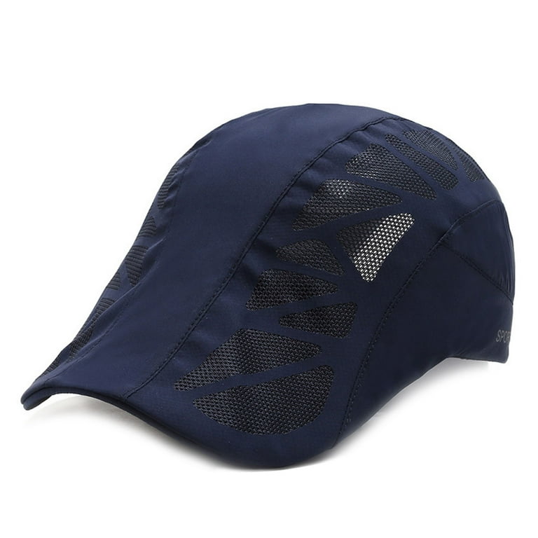 Men Sun Hat Hollow Out Mesh Sun Protection Quick Dry Summer