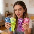 thumbnail image 7 of Slow Rising Squishy Jellyfish Octopus Ball Water Bead Inside Super Soft Sensory Stress Relief T+oy Creative Design Random Color For Home Office Party Favors, 7 of 7