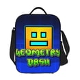 thumbnail image 7 of Geometry Dash Lunch Bag Lunch Box Lightweight Durable Lunch Tote Bag Portable Reusable Lunch Box Tote for Work Sport Picnic Camping, 7 of 7