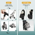 thumbnail image 4 of Lightweight Baby Stroller, Compact Travel Stroller for Airplane, One-Click Fold, Infant Toddler Stroller w/Adjustable Canopy, Storage Basket for Kids, 4 of 8