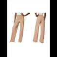 thumbnail image 3 of Pantalones de Vestir de Pierna para Mujer, de Cintura Alta, Elásticos, para Trabajo, Oficina, Negocios, Informales, con Bolsillos. Marrón M, 3 of 7