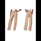 thumbnail image 3 of Pantalones de Vestir de Pierna para Mujer, de Cintura Alta, Elásticos, para Trabajo, Oficina, Negocios, Informales, con Bolsillos. Marrón L, 3 of 7