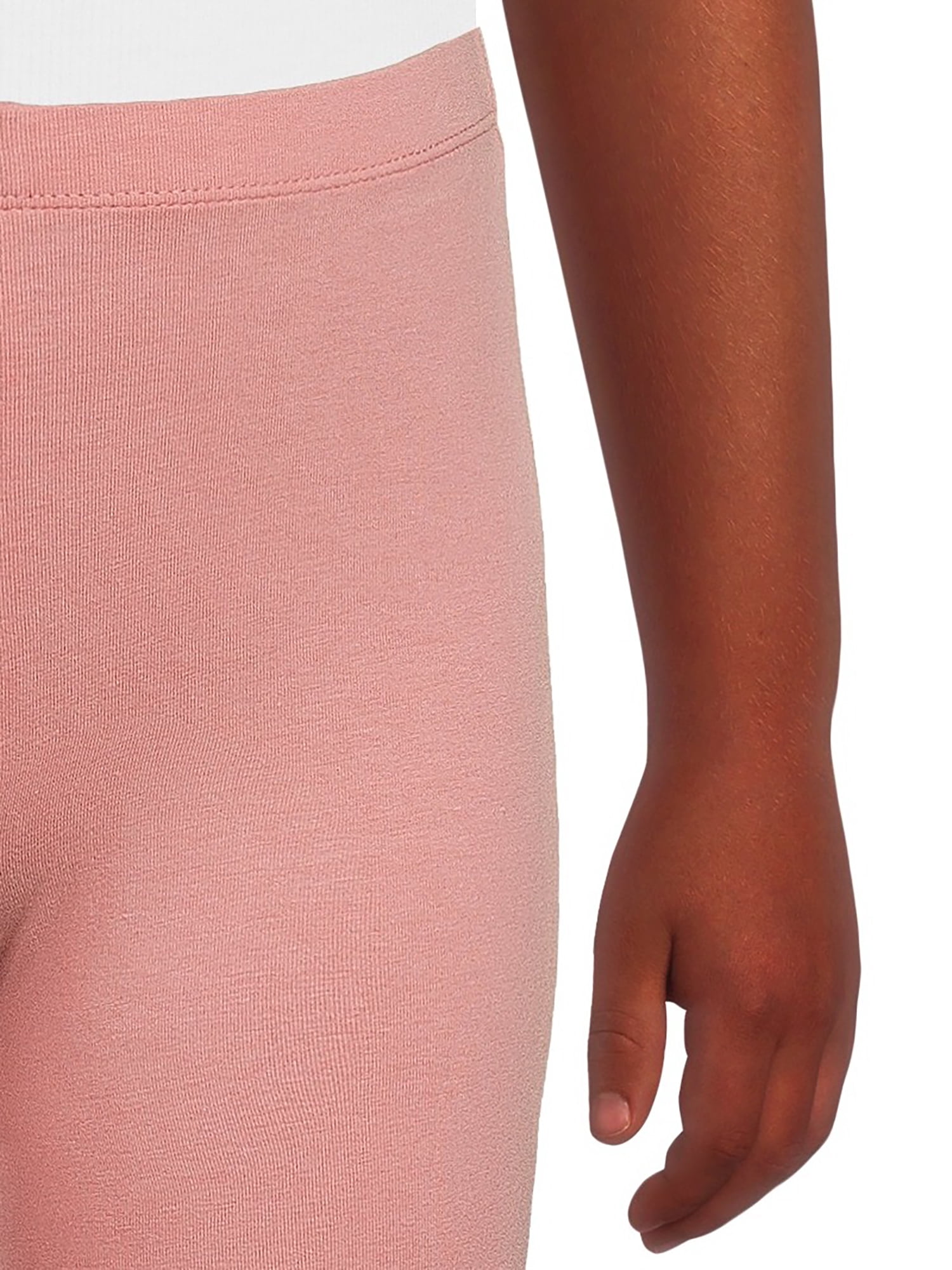 Wonder Nation Girls’ Kid Tough Knit Flare Leggings, Sizes 4-16 & Plus