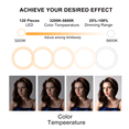 thumbnail image 5 of 10 Inch Desktop Telescopic Live Fill Light Led Ring Light, 5 of 5
