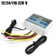 thumbnail image 2 of HLONK XK-W1088 Dual Digital Thermostat Temperature Controller Two Relay Output(Programmable Thermostats), 2 of 7