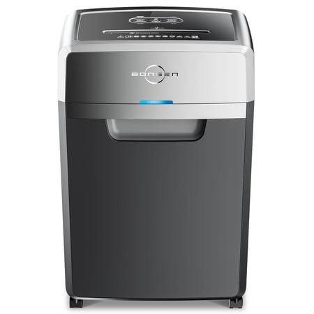 24-Sheet Cross Cut Paper Shredder Heavy Duty Office Shredder with 8.9-Gallon Bin