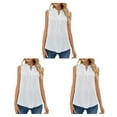 thumbnail image 1 of Qarigey Blusa sin mangas para mujer, camiseta sin mangas suelta, chaleco con cuello en V para mujer de oficina, Top Sexy de verano, regalos de Type1 NO1, 1 of 6