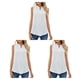thumbnail image 5 of Blusa Sin mangas mujer Sonducket encaje chaleco refrigeración Cuello en V Blanco S, 5 of 6