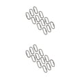 thumbnail image 4 of Paquete de 12 mosquetones Naiovety Plata 2Conjunto, 4 of 6