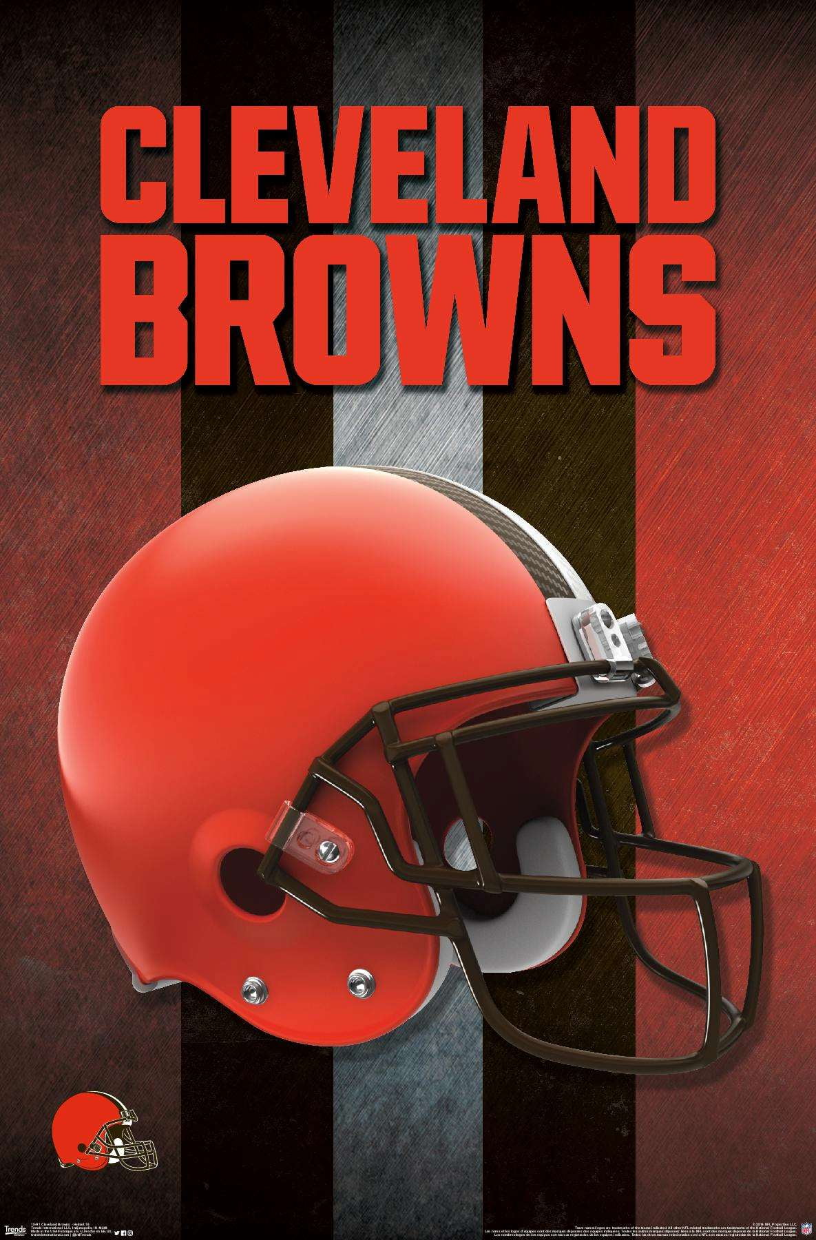 Trends International Printed Cleveland Browns Posters, 14.72" x 22.37"
