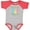 Baseball Heather and Red, variant on Inktastic Funny Easter Just Chillin' with My Peeps Boys or Girls Baby Bodysuit