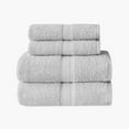 thumbnail image 1 of Mainstays Basics 4pk Towel Set, 2 Bath Towels, 2 Hand Towels, Grey, 1 of 6
