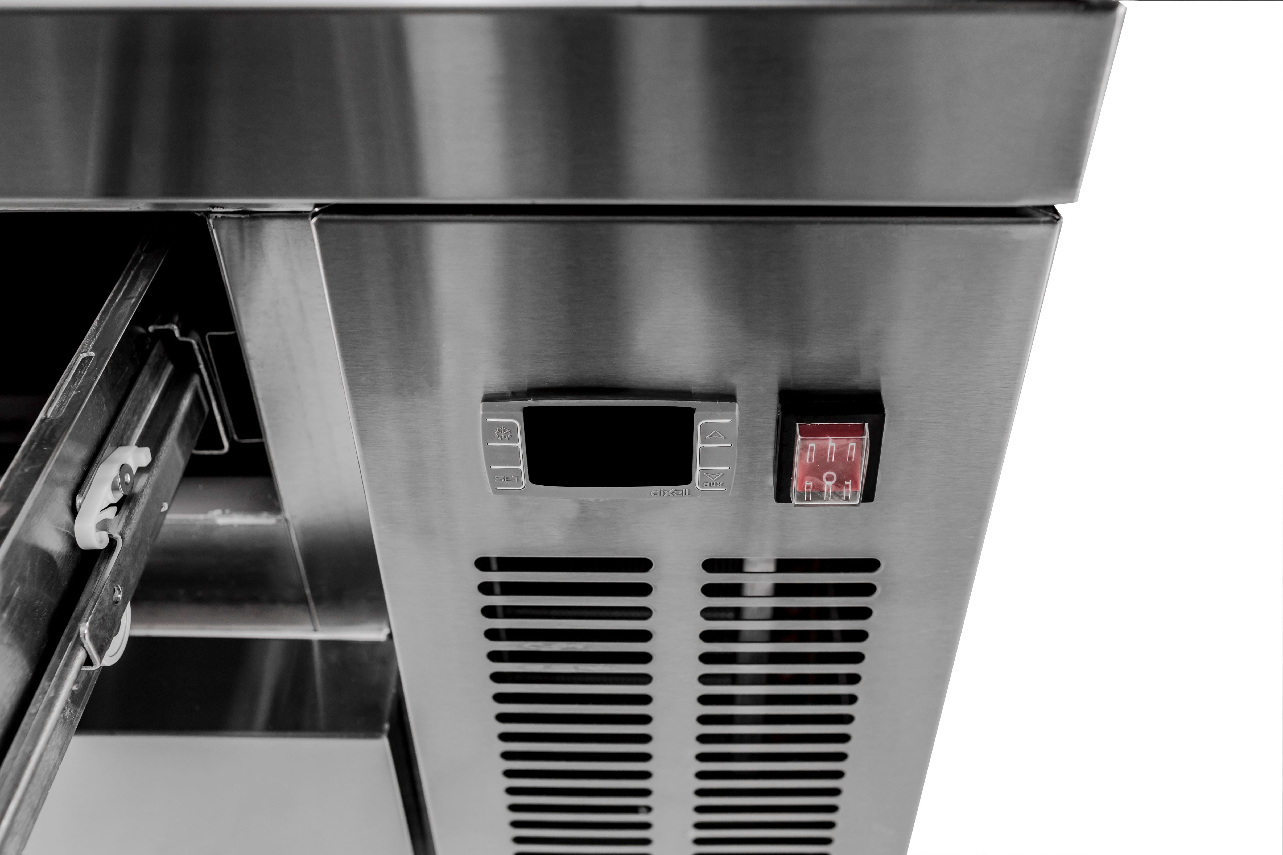 Heavy Duty Commercial 36" Chef Base 2 Drawer Refrigerator