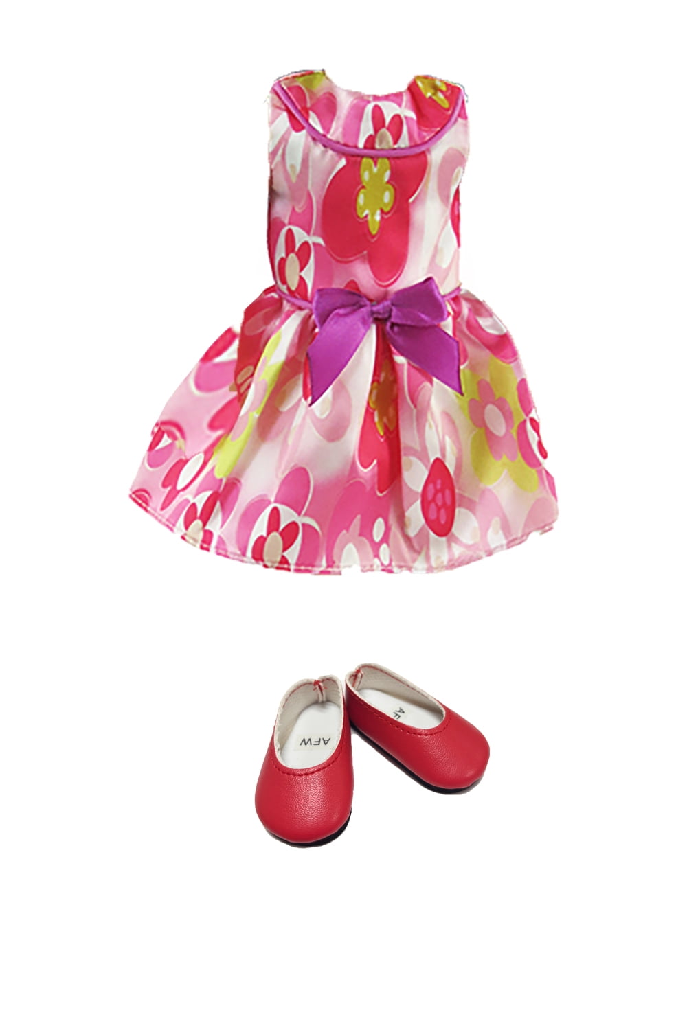 14.5in Doll Sapphire Blonde Hair Blue Eyes Three Outfits and Box Included | American Fashion World