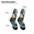 thumbnail image 2 of Uemuo Mountain Lotus Serenity Printed Kids Boys Socks Seamless Crew Socks Crazy Funny Athletic Sport Socks for Children, 2 of 5
