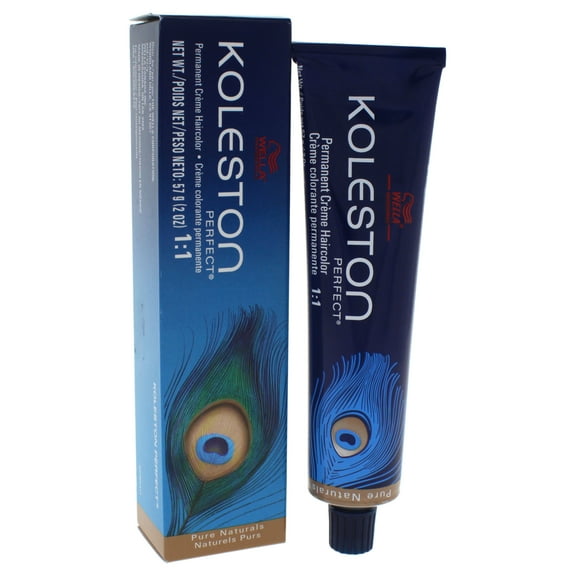 Wella Koleston Perfect Permanent Creme Haircolor - 8/07 Light Blonde/Natural Brown - 2 oz Hair Color