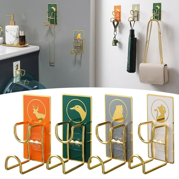 onlyliua Liquidación Gancho Invencible - Perchero para Toallas Perforador Sin Dejar Rastro Puerta de Baño para Cocina