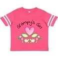 thumbnail image 3 of Inktastic Grampy's Girl- Heart Flowers Girls Toddler T-Shirt, 3 of 5