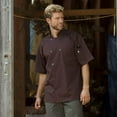 thumbnail image 4 of 0415-0105 Extra Large Short Sleeve Chef Coat in Black, 4 of 6