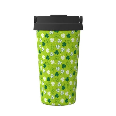 

Junzan St Patrick s Day7 for Stainless Steel Vacuum Insulated Tumbler - Reusable Insulated Cold Brew Iced Coffee Cup Thermos -Gifts for Women Men Him Her